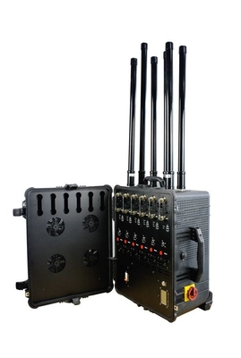 6 채널 무인 전투기 전파 교란기 고전력 견인봉 박스오피스 900 마하즈 생산 300W